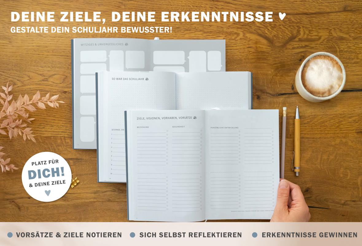 Lehrerkalender 2024 2025 für die Grundschule, blau rosa, mit Beobachtungsbögen, Stundenplan, Klassenlisten, Kontaktlisten, Vertretungsstunden, u.v.m.